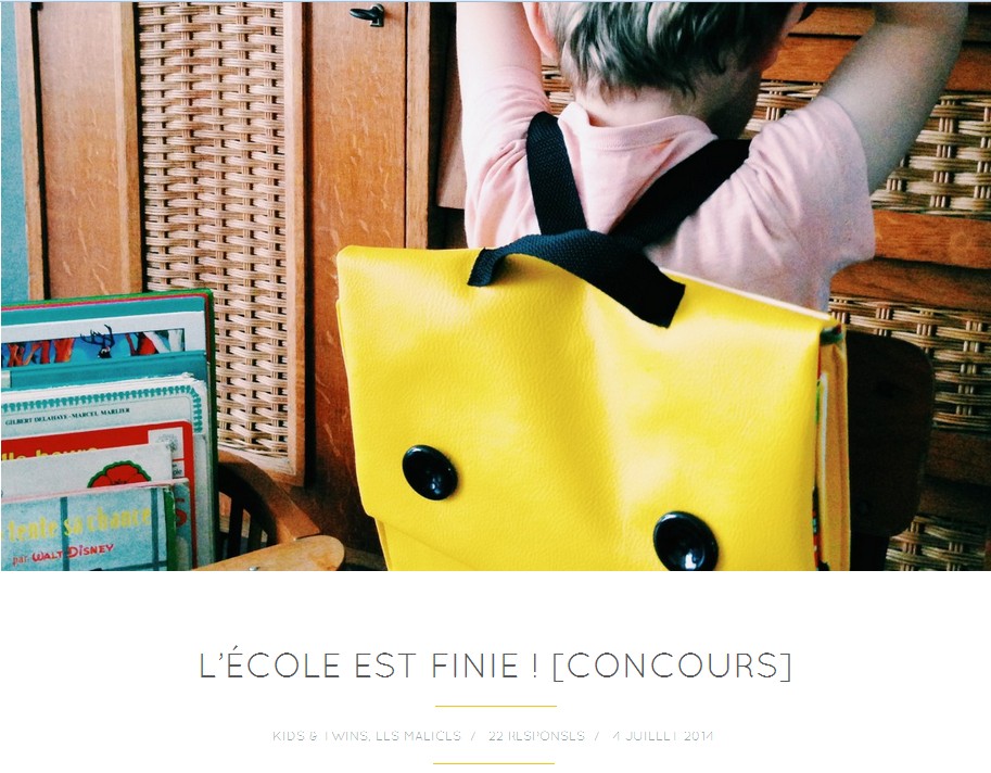 Cartable enfant