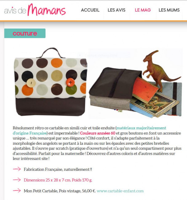 petits cartables 2015