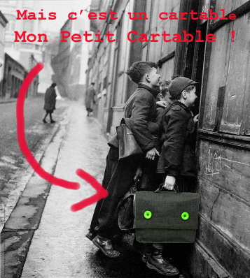 Cartable Enfant Vintage Savebag – Vinyle – 28 Cm – NEUF – RARE