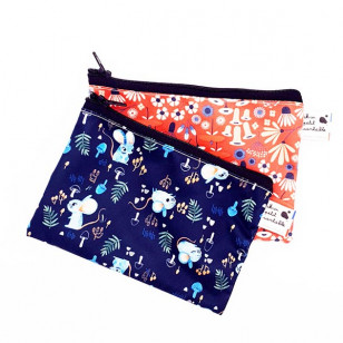 Pochette savon solide, lot de 2