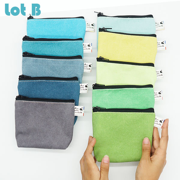 Pochette en tissu upcyclé, lot de 10 cadeaux pour tout ages