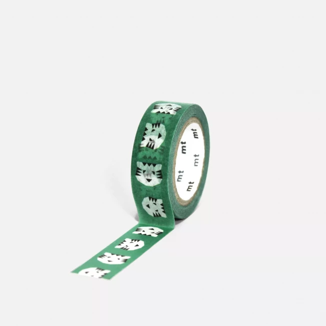 Id Cadeau ! Scotch a dessin repositionnable-Masking Tape x Papier Tigre vert