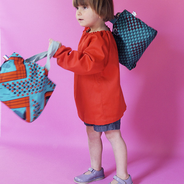 Tote bag enfant, plusieurs couleurs de wax