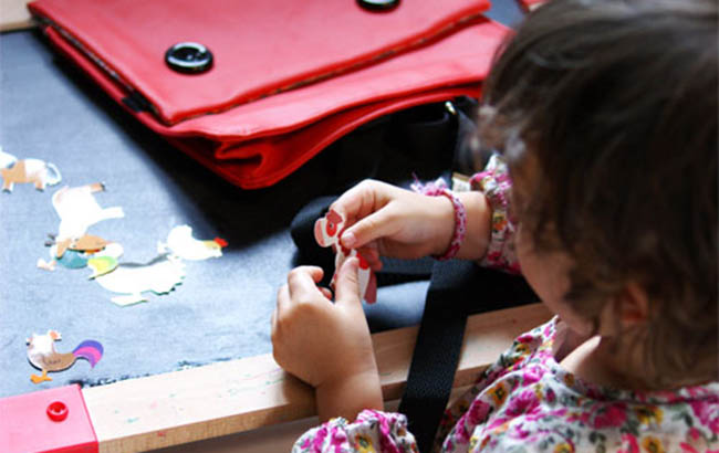 cartable rouge maternelle