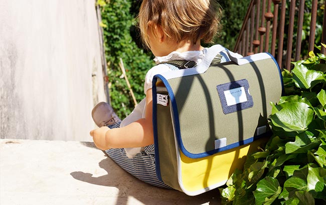 Sac à dos bébé avec son prénom : cadeau de naissance personnalisable - Mon  petit cartable : Cartables et accessoires de maternelle Made in France