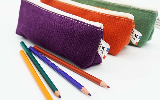 trousse a crayon upcyclée