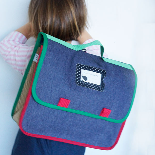 Cartable pour la maternelle, Denim Graou