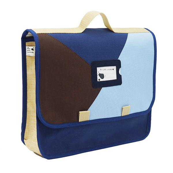 Cartable arlequin pour la maternelle, grand cahier, 2 couleurs