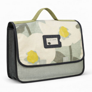 Cartable maternelle fleuri, 24x32