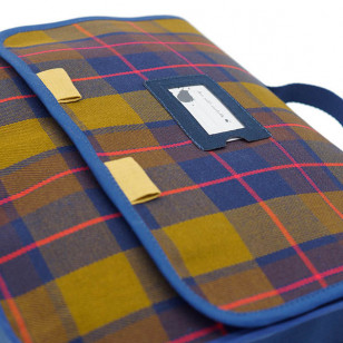 Cartable tartan pas tarte pour le grand cahier