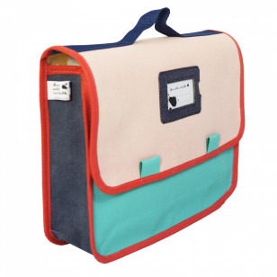 Cartable bi-goût acidulé, ambiance terracotta