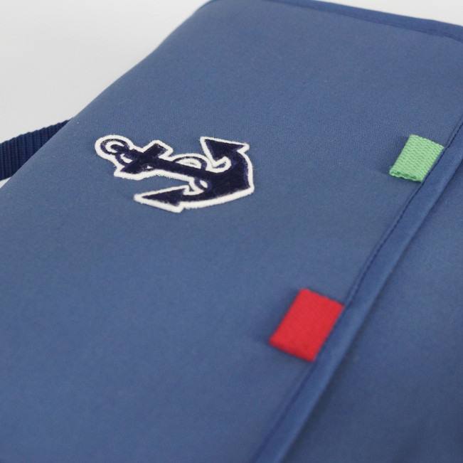 Grand cartable, Prototype cartable bleu ancre marine