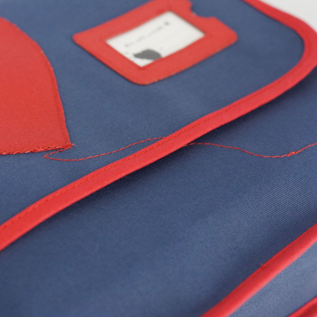 Grand cartable prototype coeur cerf-colant