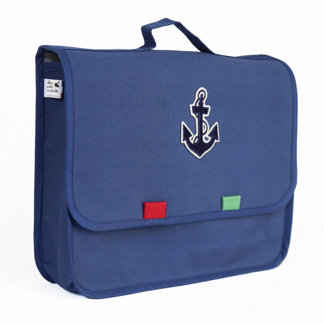 Grand cartable, Prototype cartable bleu ancre marine