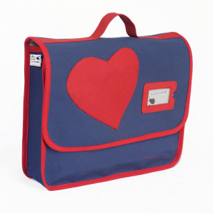 Grand cartable prototype coeur cerf-colant