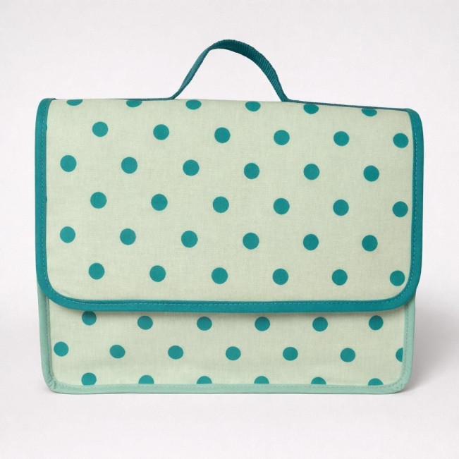 Cartable à pois, maternelle fait en France