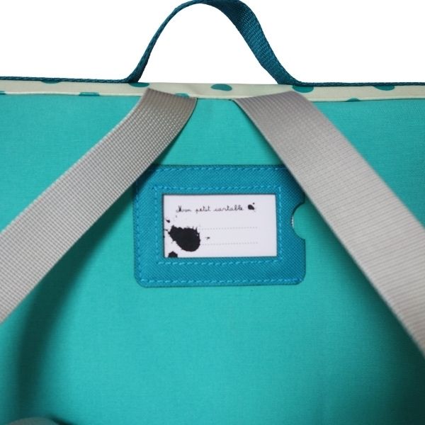 Cartable à pois, maternelle fait en France