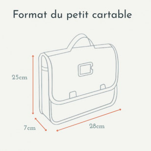 Petit cartable au perroquet pour la maternelle