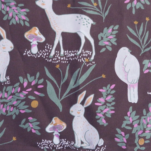 Serviette de cantine faune de la forêt