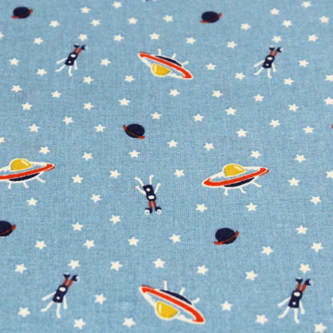 Serviette maternelle voyage dans l'espace