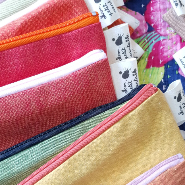 Trousse tissu upcyclé, pour toutes les générations !