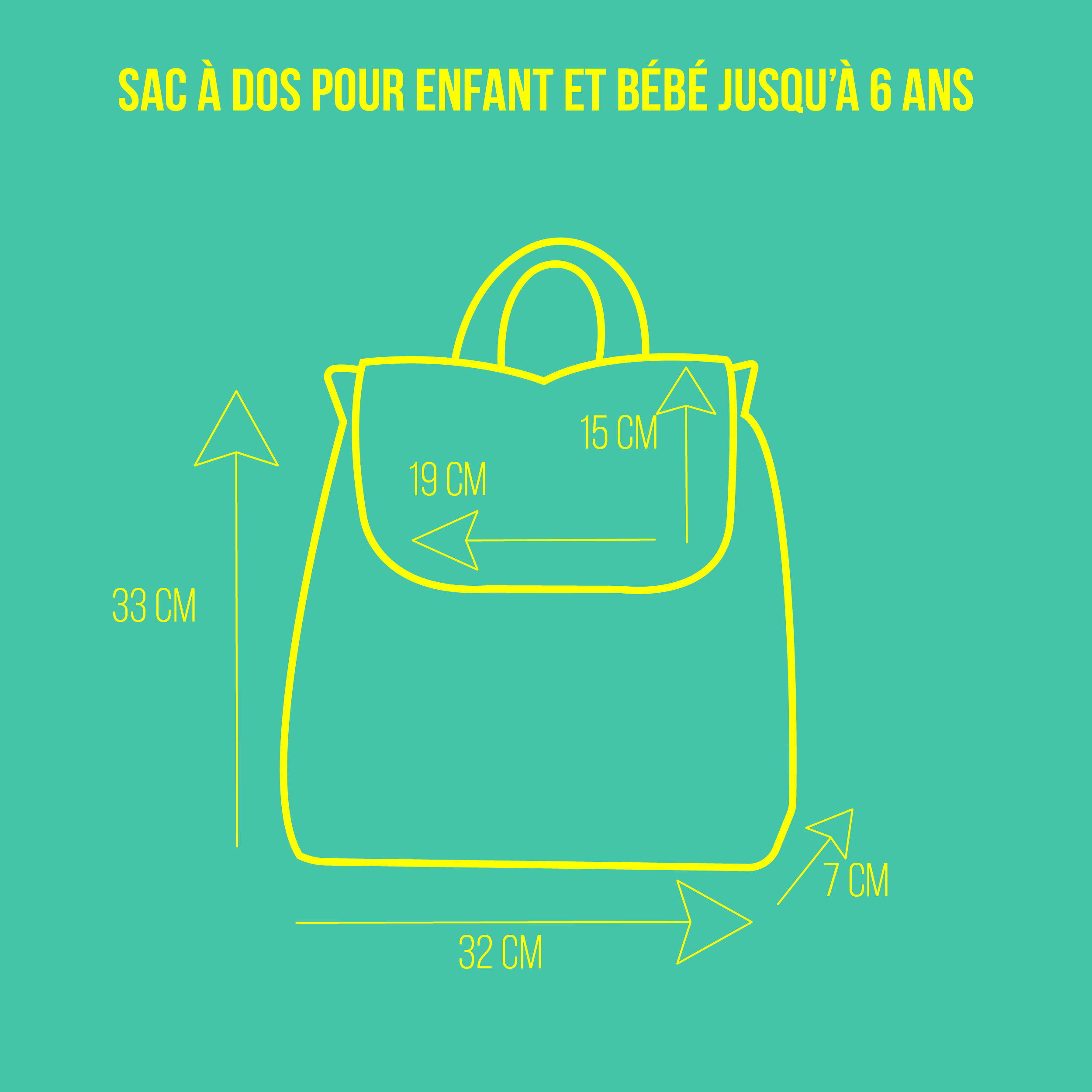 Sac à dos enfant, lin rose poudré, bord doré - Mon petit cartable