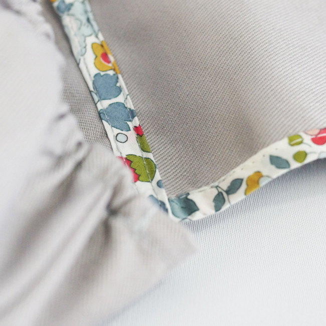 Sac à dos enfant, prototype gris & liberty