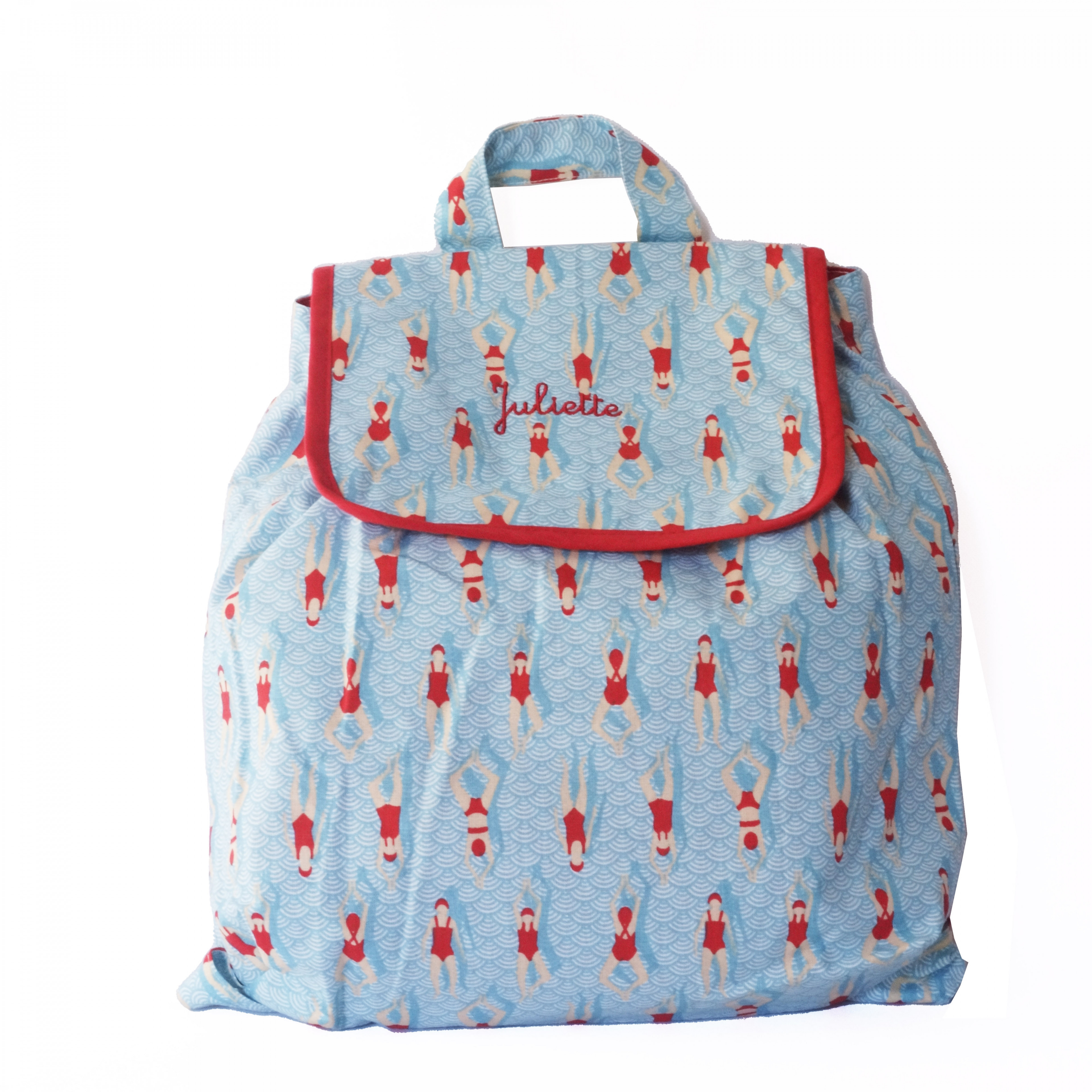 Un sac pour la piscine et un sac à dos Maternelle, une commande colorée -  Mam'Zelle BrikABrok
