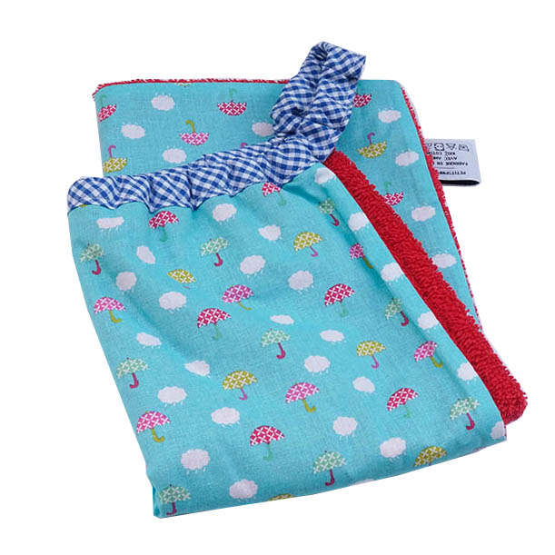 Serviette élastiquée mignons parapluies
