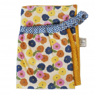 Serviette élastiquée jolies fleurs