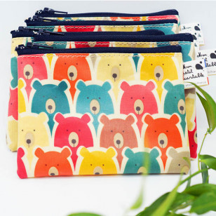 Porte-monnaie enfant motif ours